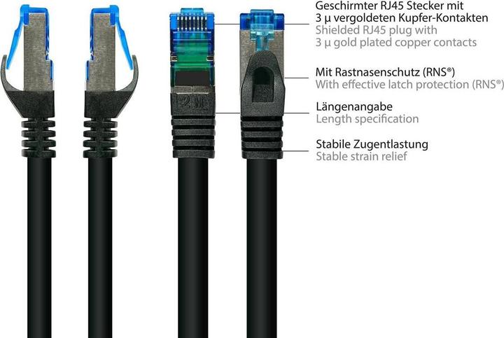 Immagine prodotto Good Connections Alcasa (S/FTP, CAT6a, 1 m)