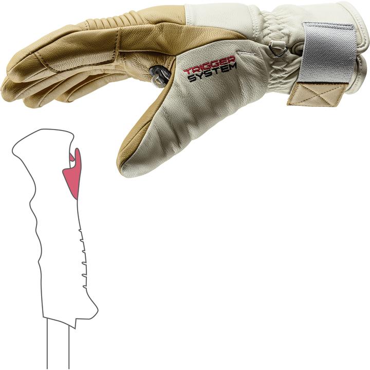 Image du produit Leki Rubic 3D gants blanc marron (9)