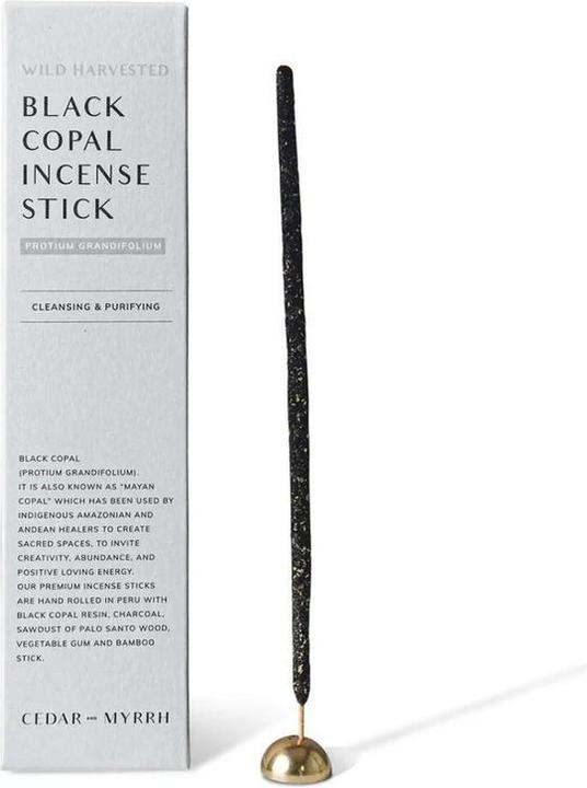 Immagine prodotto Cedar and Myrrh Bastoncini d'incenso arrotolati a mano Copal nero