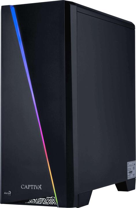 Actual product image Captiva PC Advanced Gaming R85-985 TFT Bundle (Ryzen 5 5500/RTX4060 Ti 8GB GDDR6/SSD 1TB/32GB/WLAN/w/o OS) (AMD Ryzen 5 5500, 32 GB, 1000 GB, GeForce RTX 4060 Ti)