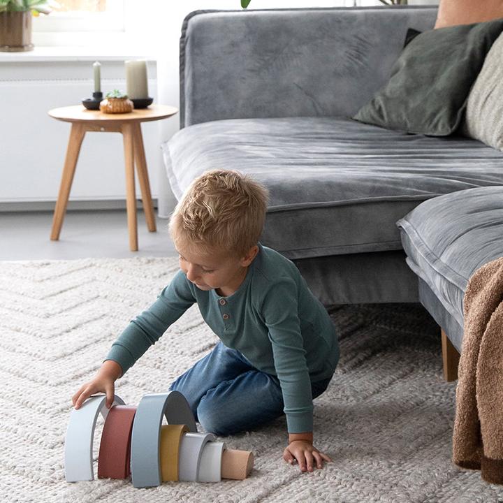 Actual product image Little Dutch Rainbow Stacking Game
