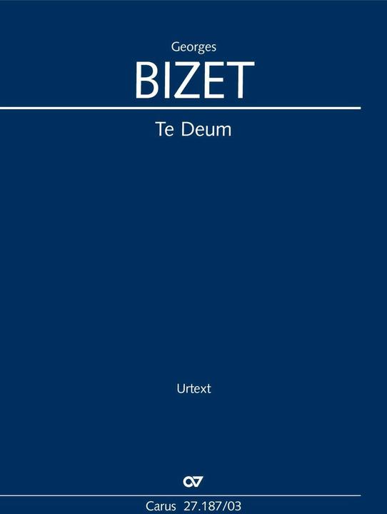 Actual product image Te Deum (piano reduction) (Latin, Georges Bizet, 2023)