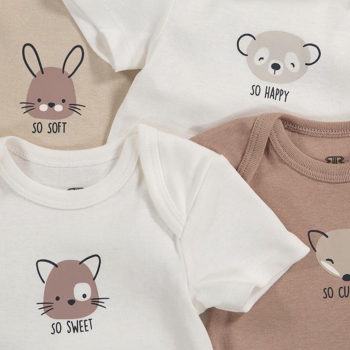 Actual product image La Redoute Collections 7-pack short-sleeved bodysuits (74)