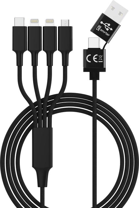 Produktbild Smrter Hydra Elite L BK 6 in1 (1.20 m, USB 3.2 Gen 1)