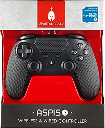 Produktbild Spartan Gear PS4 Controller schwarz wireless + wired APSIS 3