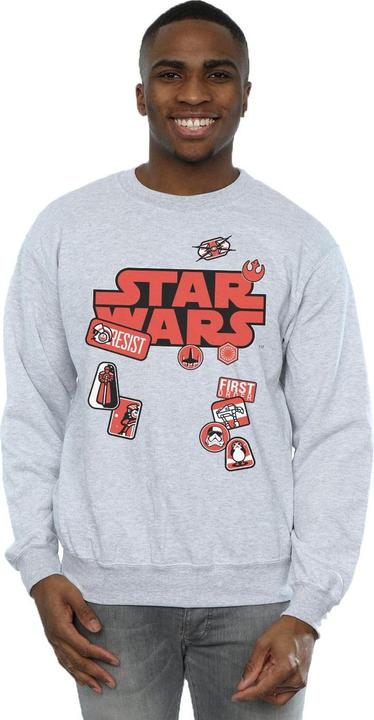 Produktbild Star Wars The Last Jedi Badges Sweatshirt (3XL)