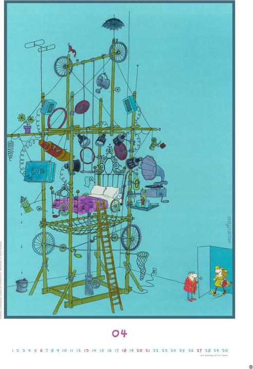 Produktbild Heye Bildkalender Best of Mordillo Edition (37 x 53.5 cm, Harter Einband, Deutsch)