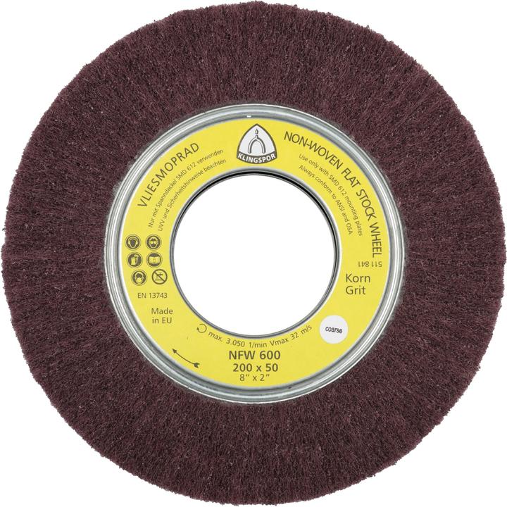 Produktbild Klingspor NFW 600 - Vlieswalzen 200 x 50 x 68,2 mm (120)