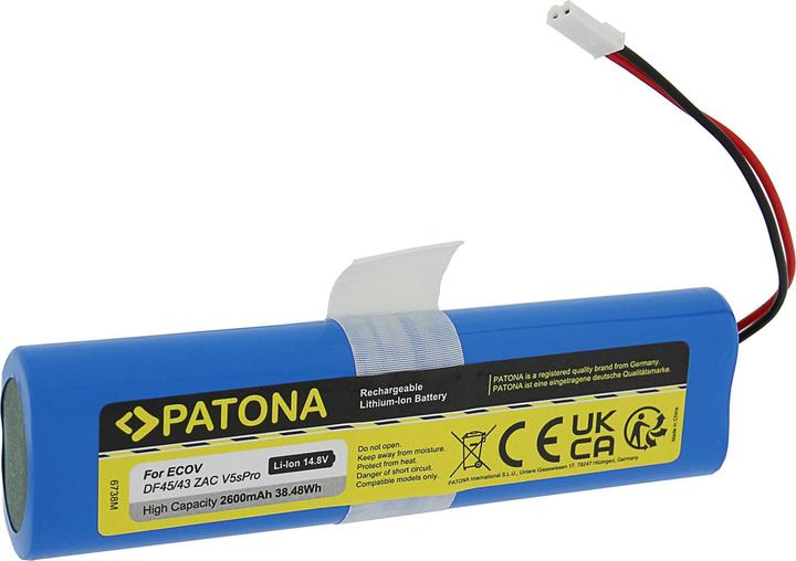 Immagine prodotto Patona Batteria Ecovacs DF45/43 ZACO V5sPro