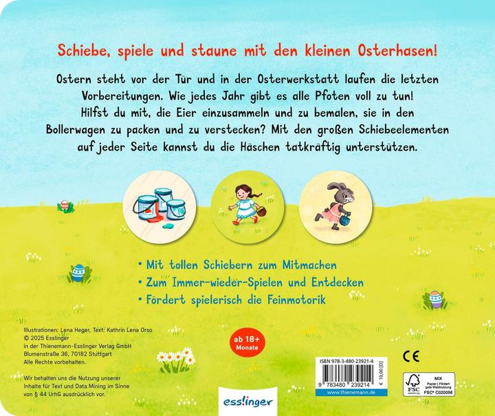 Immagine prodotto Meine Schiebebahn-Pappe: Hilf mit an Ostern (Tedesco)