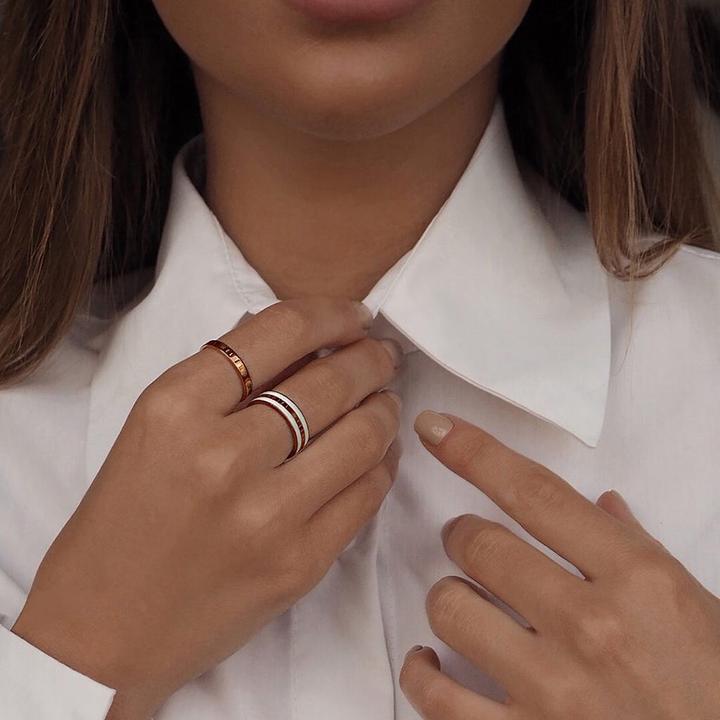 Actual product image Daniel Wellington Classic Ring Rose Gold 50 (50)