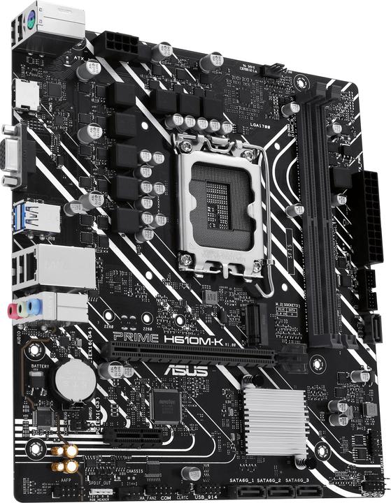 Productafbeelding ASUS MB PRIME -K Intel,1700,DDR5,mATX (LGA 1700, Intel H610, mATX)
