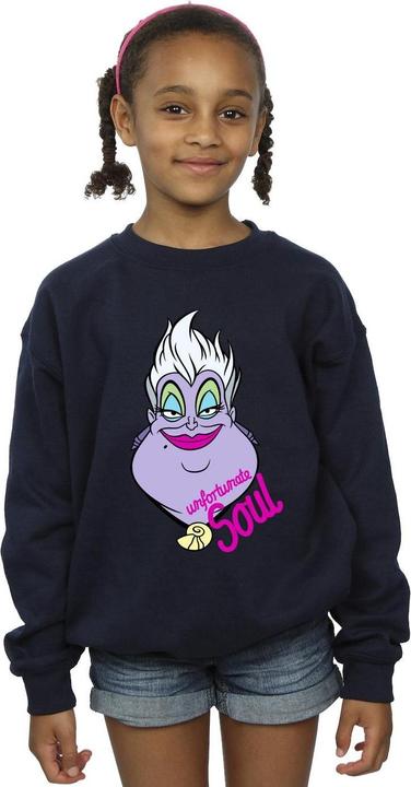 Actual product image Disney Girls Villains Ursula Unfortunate Soul Sweatshirt (116)