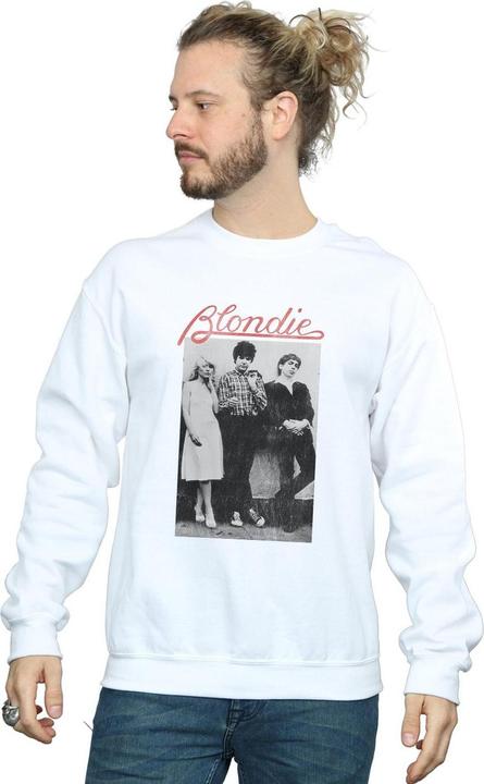Actual product image Blondie Mens Distressed Band Sweatshirt (XL)