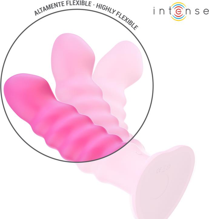 Immagine prodotto Intense Vibratore Cindy Taglia L Design A Spirale 10 Vibrazioni Rosa Telecomando