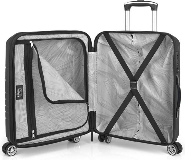 Immagine prodotto Gabol Set di valigie Escape a 4 ruote 3 pezzi con piega elastica (220 l, XL (da 115l))