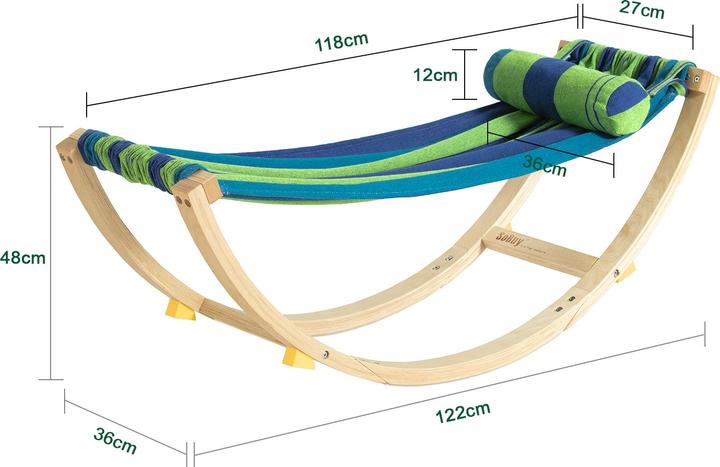 Image du produit SoBuy Hamac pour enfants balançoire