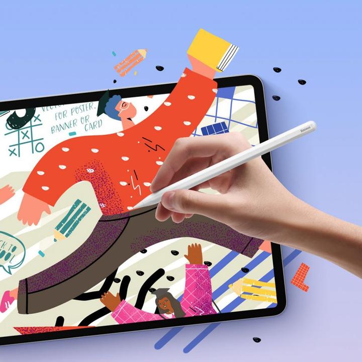 Image du produit Baseus Stylo actif à double recharge Smooth Writing 2 Series - Blanc