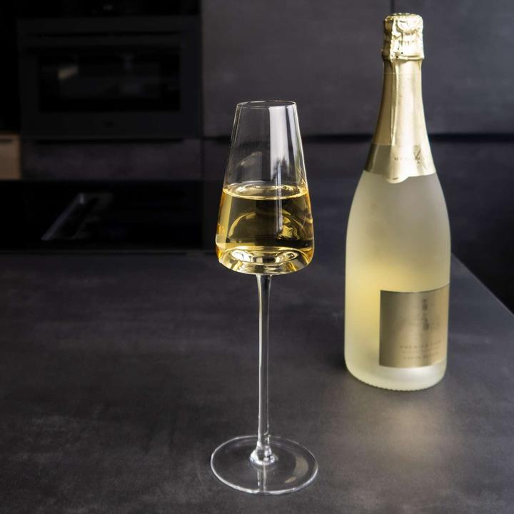 Immagine prodotto Intirilife Set di bicchieri da champagne 220ml (22 cl, 2 Occhiali, Bicchieri da champagne)