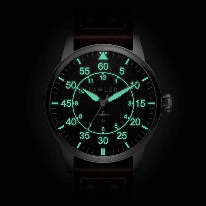 Actual product image Fawler Apollo (Pilot watch, 44 mm)