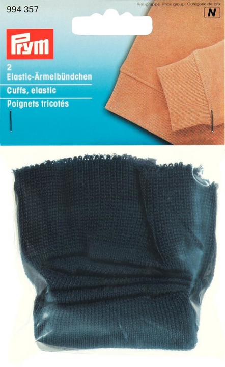 Image du produit Prym Poignets élastiques, marine 9 cm, carte 2 pcs.