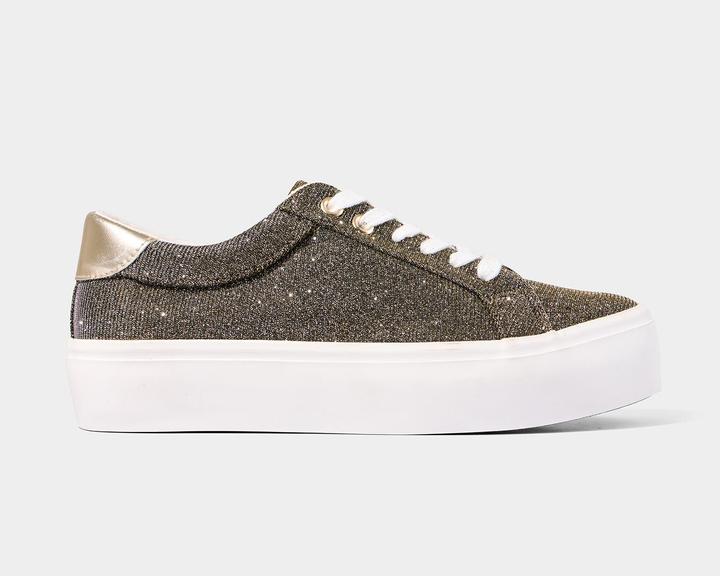 Produktbild Joe Browns Two-Tone Glitter Platform Low-Top Trainers (42)