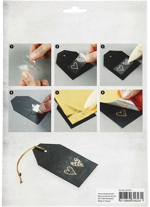 Image du produit Creativ Company Feuille de déco métallique (2 x)