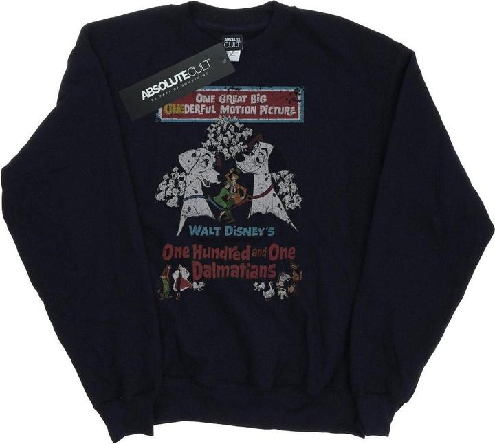 Immagine prodotto 101 Dalmatians Felpa Poster Retrò Donna (M)