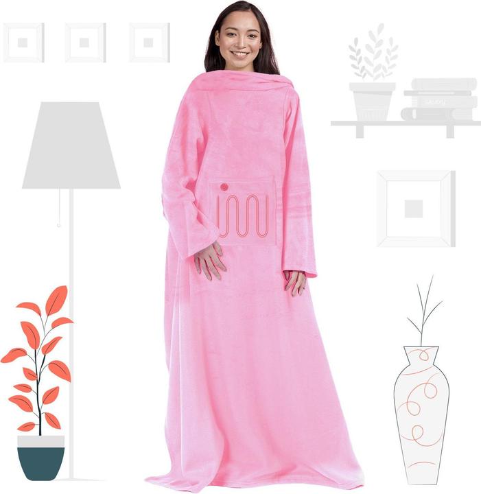 Image du produit Mad Monkey Couverture chauffante rose (200 x 130 cm)