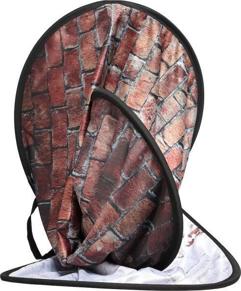 Actual product image Lastolite Urban Collapsible 1.5x2.1m Red/White Classic Red/Distressd White Brick (150 cm, 210 cm)