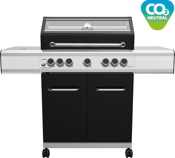 Produktbild Grillfürst G520G 5-Brenner Gasgrill mit Hochtemperaturbrenner, Heckbrenner und Gusseisen Rosten (15 kW)