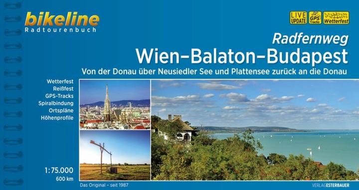 Produktbild Bikeline Radtourenbuch Wien-Balaton-Budapest 75000 (Deutsch, Esterbauer Verlag, 2018)