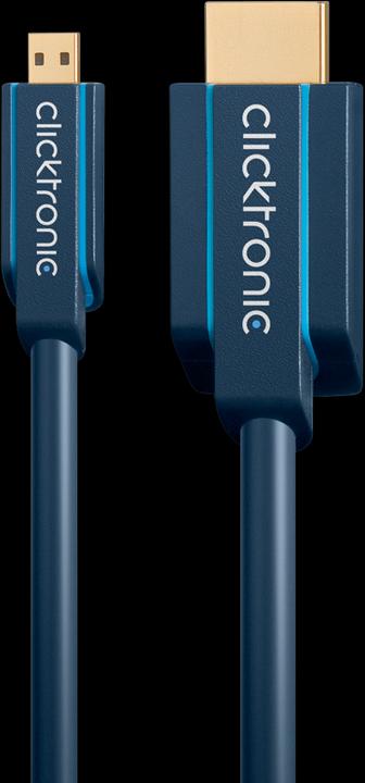 Image du produit clicktronic micro HDMI (Typ D) — HDMI (Typ A) (5 m, HDMI)