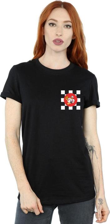 Actual product image Disney Womens/Ladies Donald Duck Karate Kick Cotton Boyfriend T-Shirt (L)