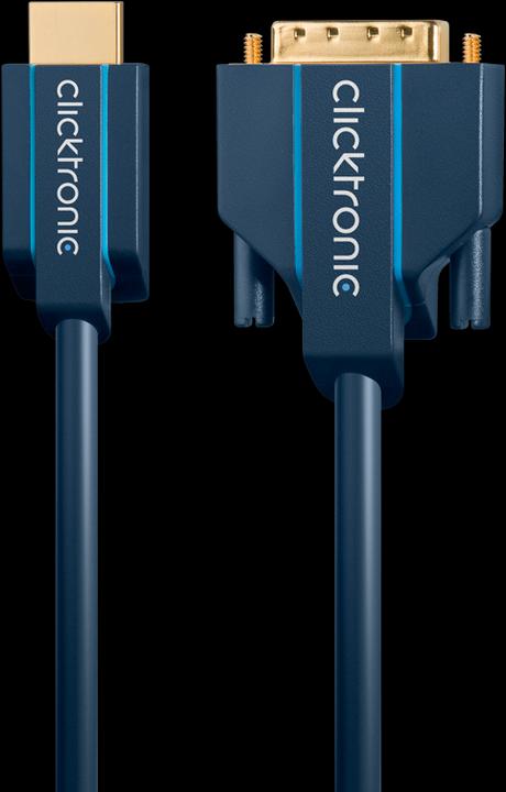 Produktbild clicktronic HDMI (Typ A) — DVI (2 m, HDMI, DVI)