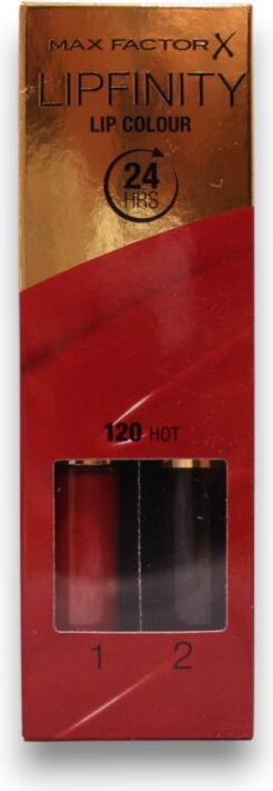 Actual product image Max Factor Lipfinity (120 Hot)
