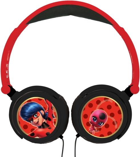 Image du produit Lexibook Casque stéréo Miraculous pour enfants, pliable, filaire, avec limiteur de volume