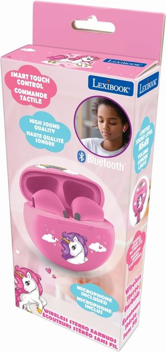 Immagine prodotto Lexibook Cuffie In-Ear Unicorno con scatola di ricarica
