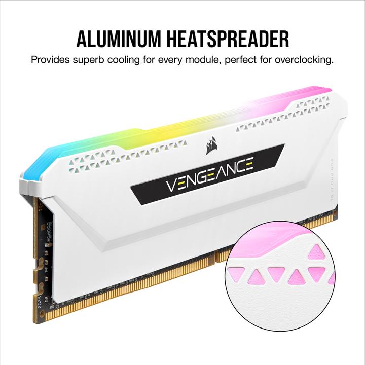 Actual product image Corsair Vengeance RGB Pro SL (4 x 8GB, 3200 MHz, DDR4-RAM, DIMM)