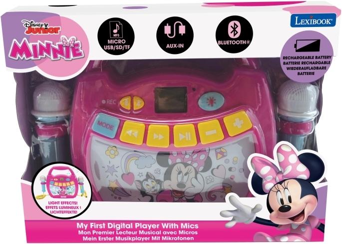 Actual product image Lexibook Minnie Mouse Bluetooth Speaker with Light Effects and Microphone, Battery Rechargeable