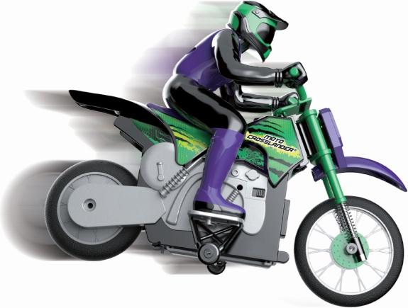 Produktbild Lexibook CROSSLANDER Ferngesteuertes Motorrad, 2.4Ghz, für extreme Stunts, mit Lichteffekten