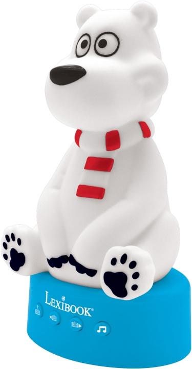 Immagine prodotto Lexibook Luce notturna e cantastorie orso polare 3D con musica e cambio di colore 17 cm (tedesco)