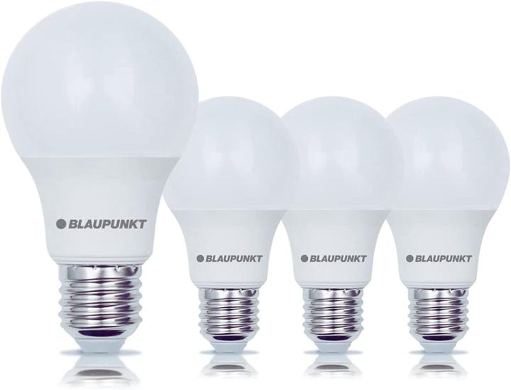 Blaupunkt Lampadina LED E27 - 9W - Bianco caldo 2700K - Lampadine a LED - Confezione da 4 (E27, 9 W, 900 lm, 4 x, E)