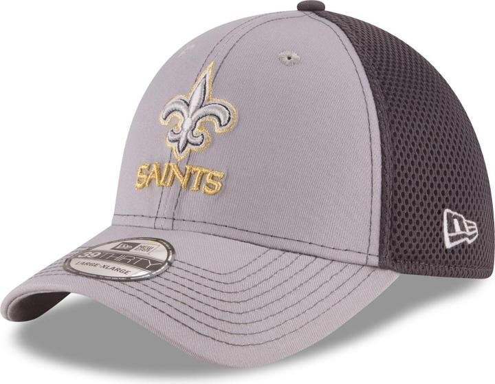 New Era 39Thirty Stretch Mesh Cap - New Orleans Saints - L/X (XL)