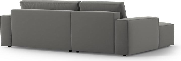 Image du produit Micadoni Canapé D'Angle Gauche Velours Convertible Avec Coffre De Rangement, "Jodie", 3 Places, 246x151x86 Fa (Canapé d'angle)