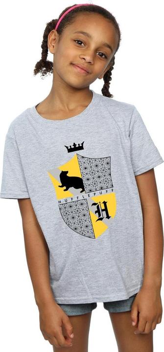 Immagine prodotto Hufflepuff Shield Maglietta Ragazze (152, 158)