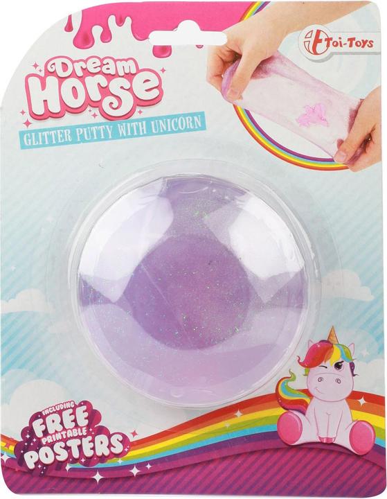 Actual product image Toi-Toys Dream Horse Glitter Dough with Unicorn