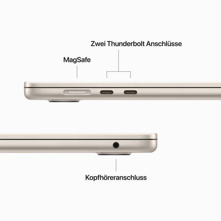 Actual product image Apple MacBook Air – 2023 (15", M2, 8 GB, 256 GB, DE)