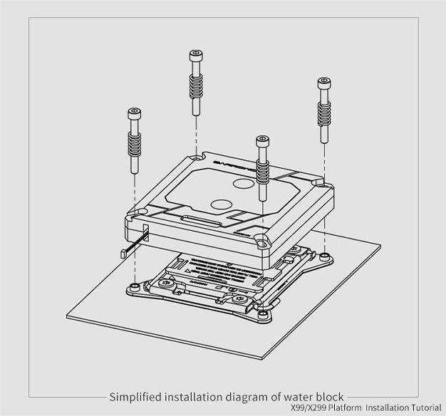 Actual product image Barrowch 115x/x99/x299 CPU Water Block Color screen with Multi-mode - Silvery