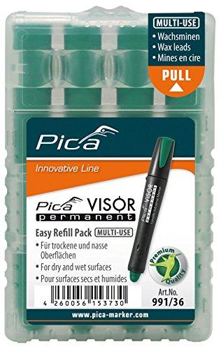 Actual product image Pica VISOR permanent refill sets, / SB (Yellow, 10 mm, 4 x)